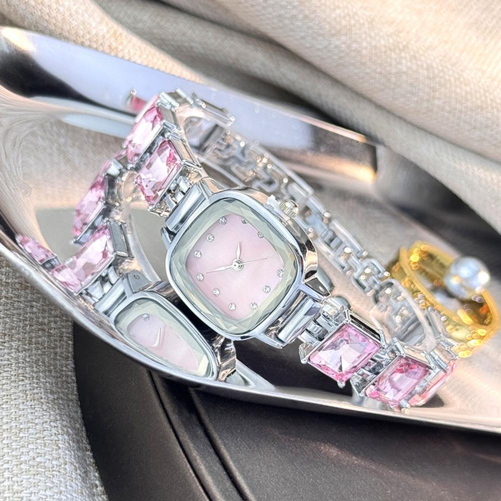 Luxury Watch Square - Sparkling Bracelet Watch Square Dial Women