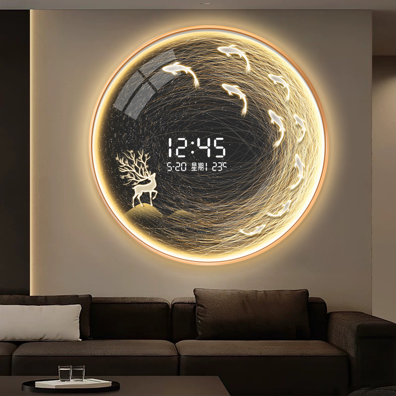 Luxury Watch Wall Clock - Luxury Living Room Rotundity Wall Clocks