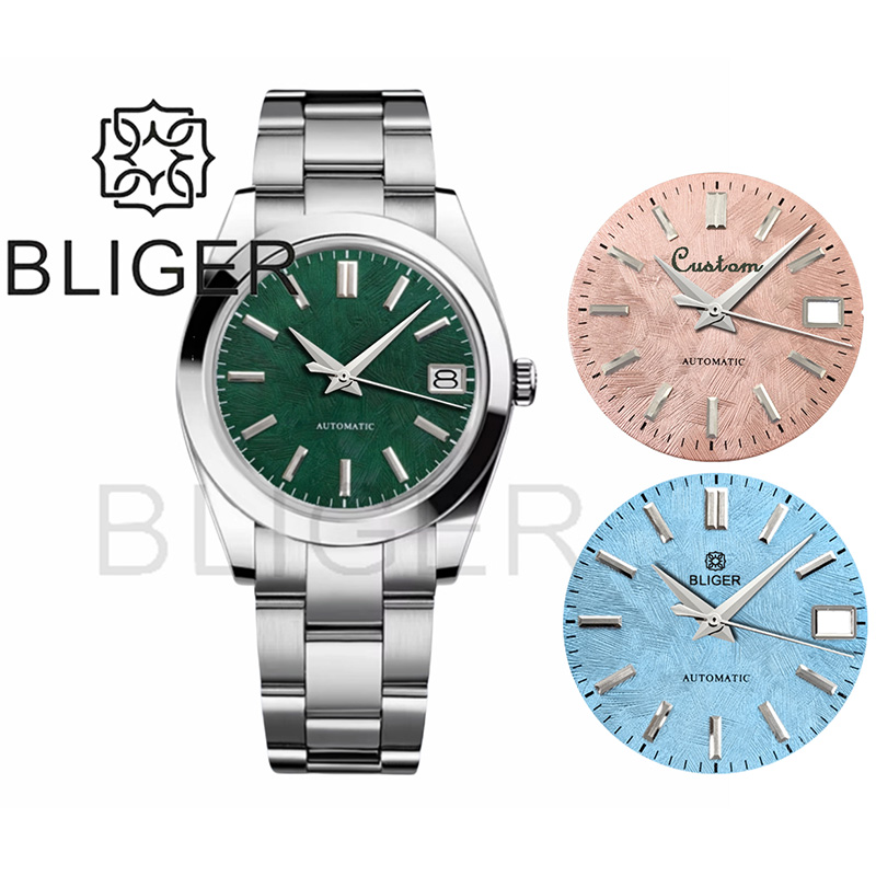 Luxury Watch With Green Dial - BLIGER 36mm39mm Custom logo Green Dial