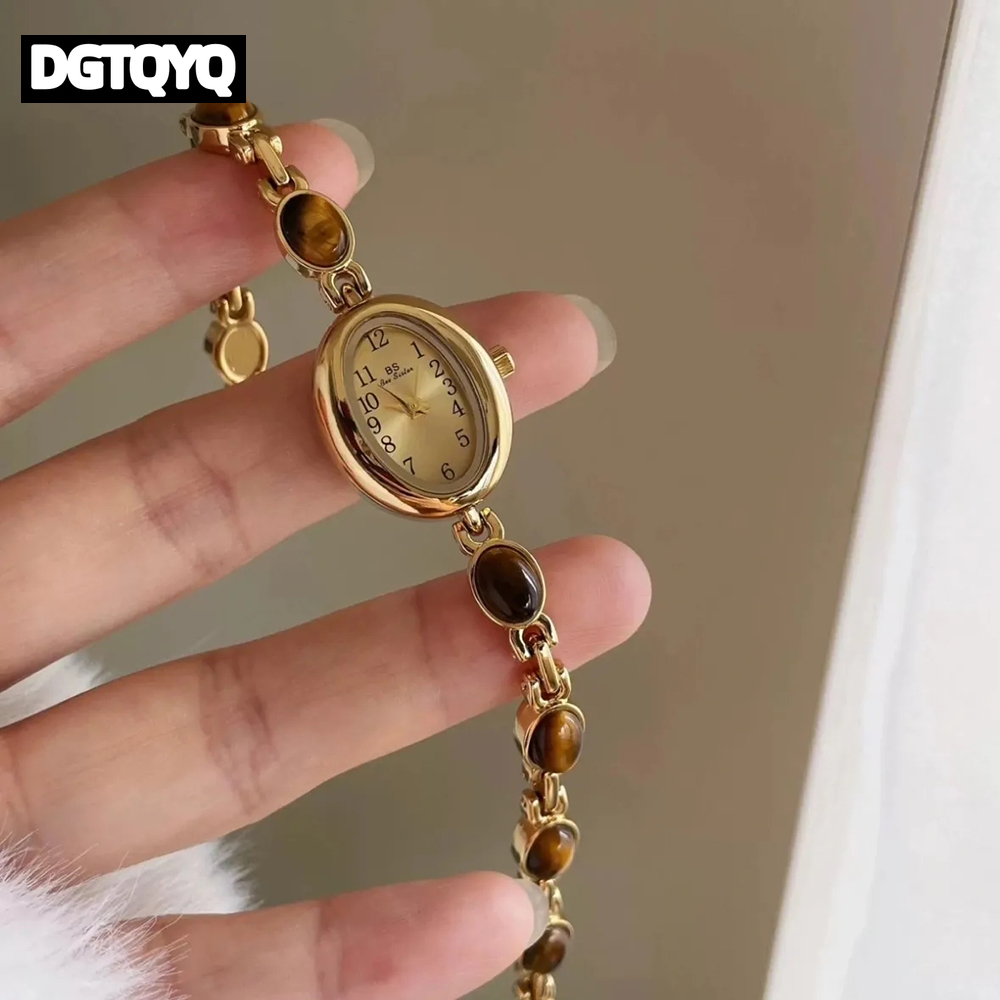 Luxury Watch With Green Dial - Luxury Vintage Quartz Women's Watches Fashion
