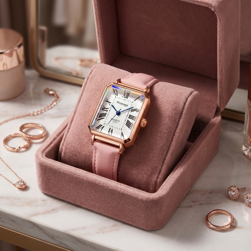 Luxury Watch Dial - Fashion Rectangle Quartz Watches for Women