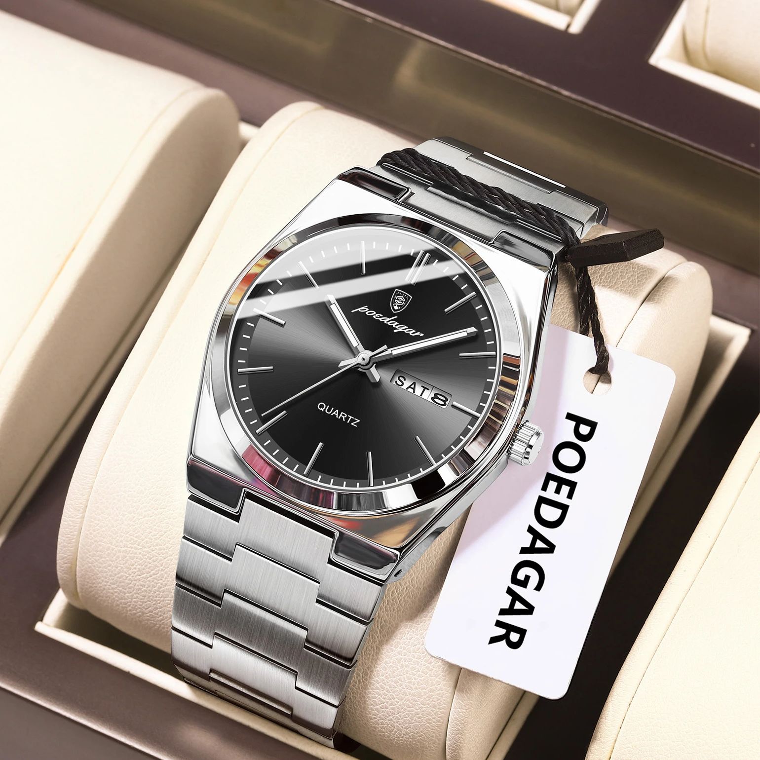 Luxury Watch Hublot - POEDAGAR Luxury Men's Quartz Wristwatch Waterproof