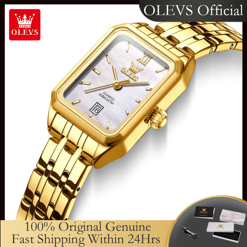 Luxury Watch Square - OLEVS 5616 New Quartz Watch for