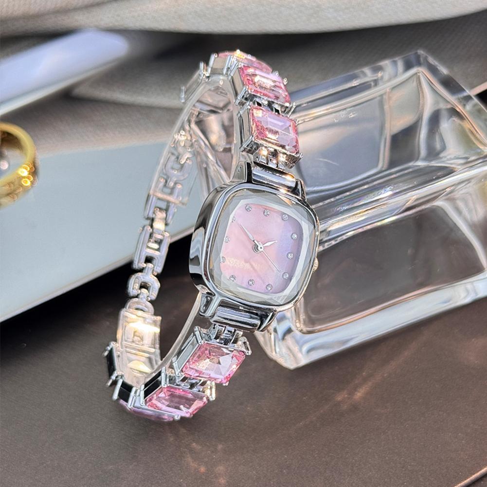 Sparkling Bracelet Watch Squar - Luxury Watch Square 评论和价格