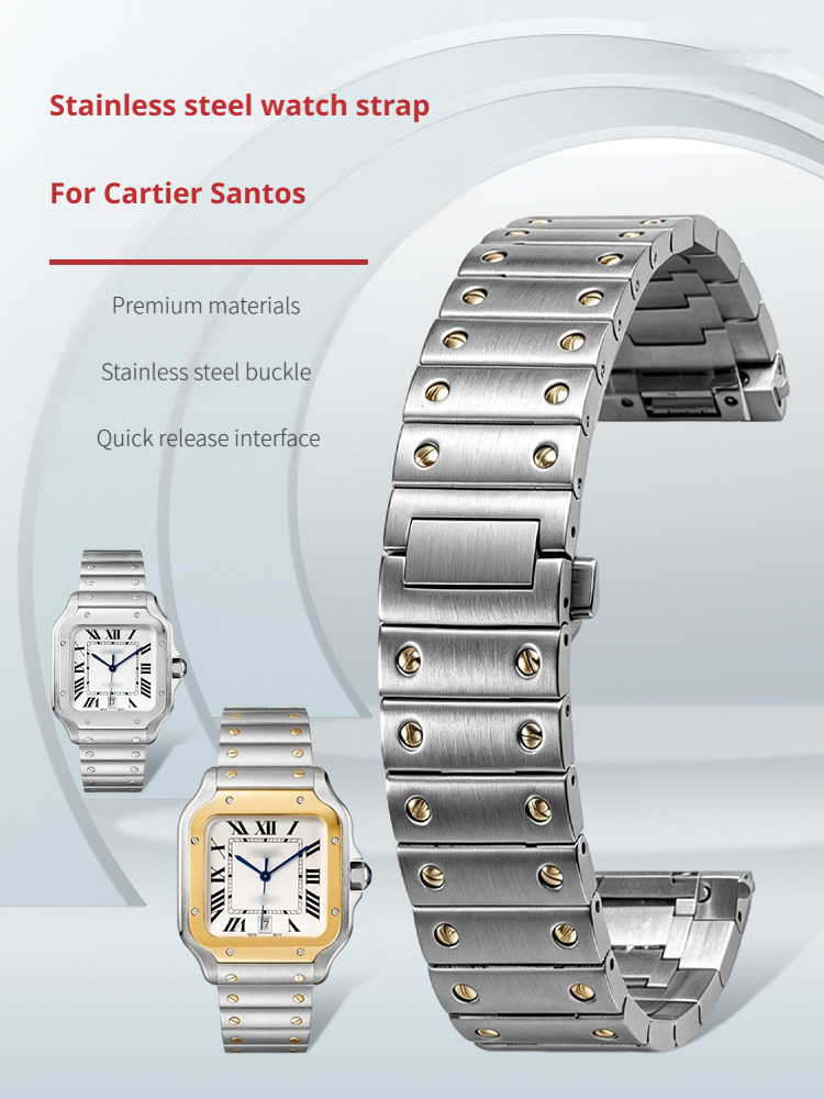For Cartier Santos WSSA0010 00 - Cartier Watch Santos 评论和价格