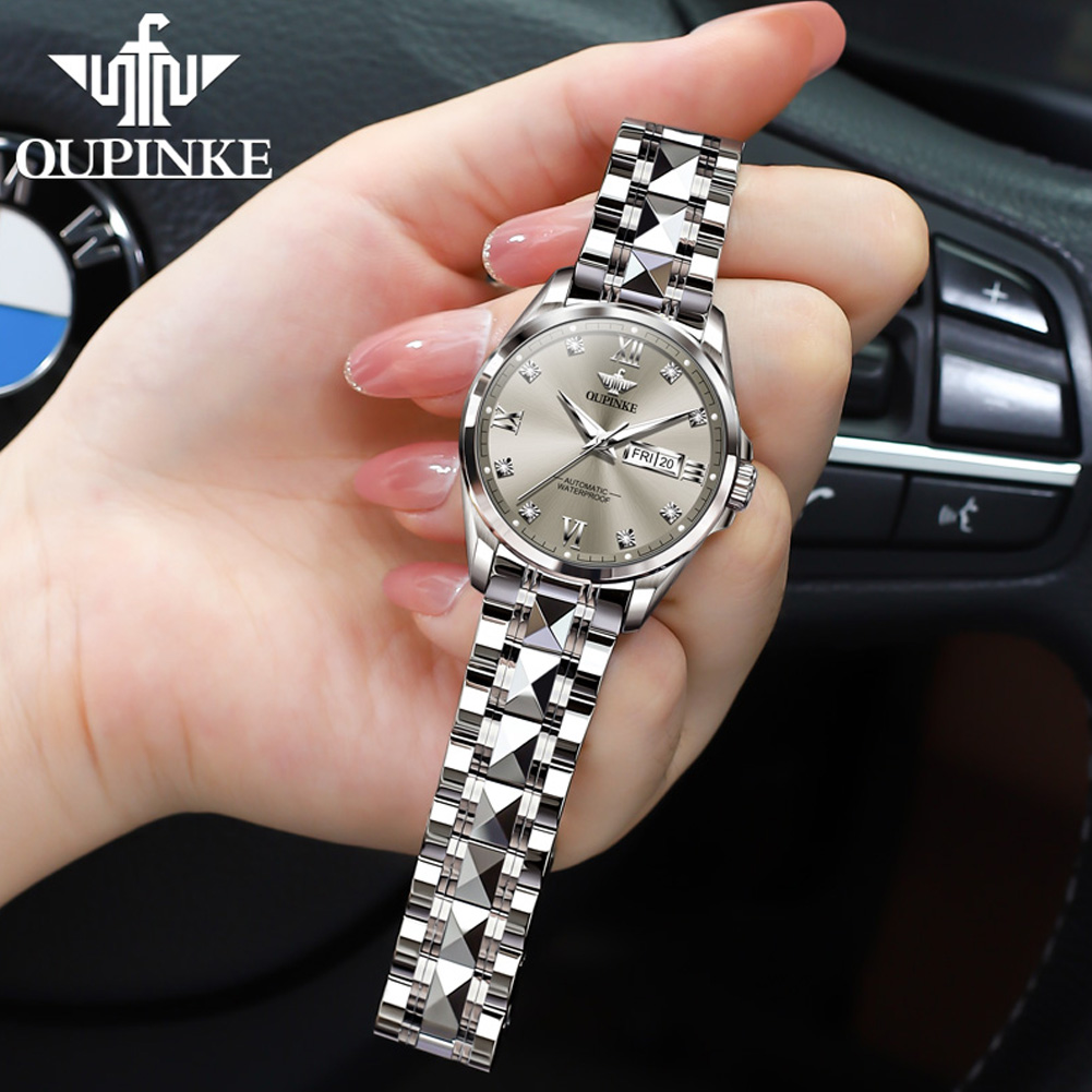 OUPINKE 3262 Classic Ladies' W - Sapphire Crystal Display 评论和价格