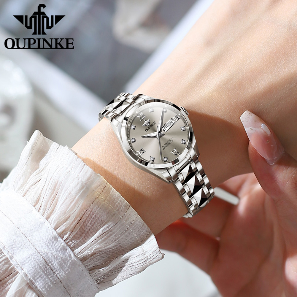 OUPINKE 3262 Classic Ladies' W - Sapphire Crystal Display 评论和价格