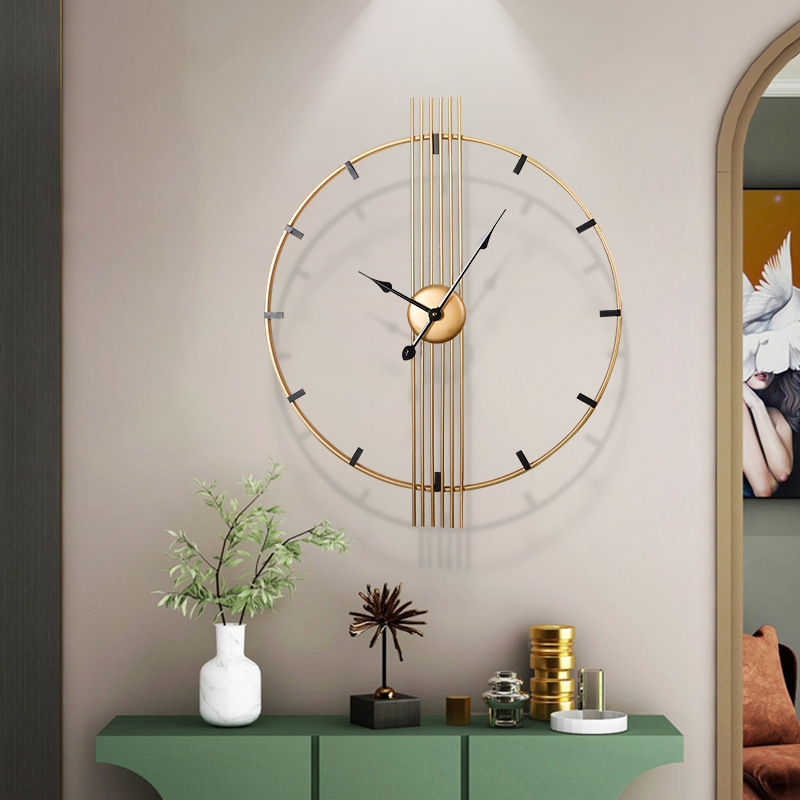 Modern Nordic Light Luxury Lar - Luxury Watch Wall Clock 评论和价格
