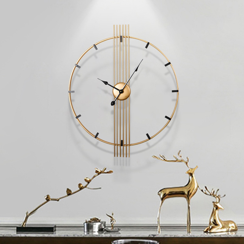 Modern Nordic Light Luxury Lar - Luxury Watch Wall Clock 评论和价格