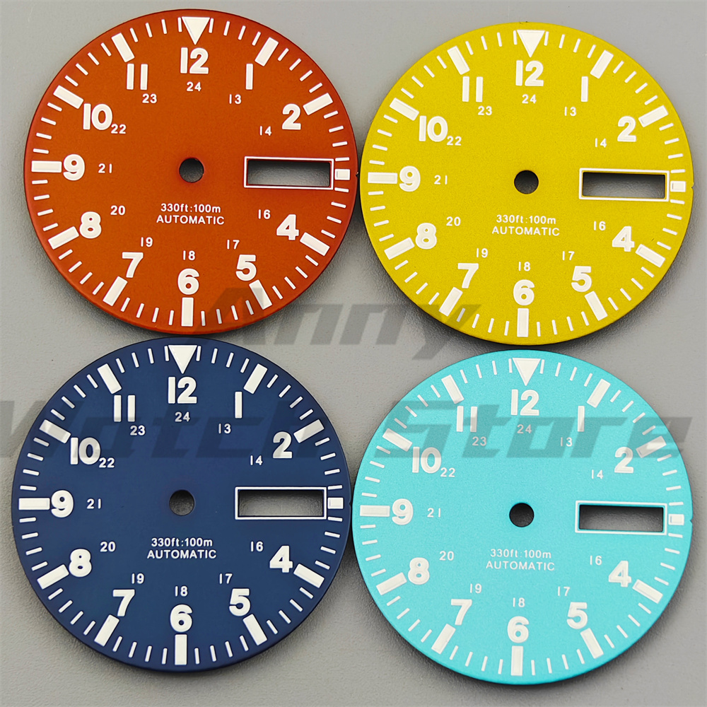 29mm Watch Dial Dual Date Cale - Luxury Watch With Green Dial 评论和价格