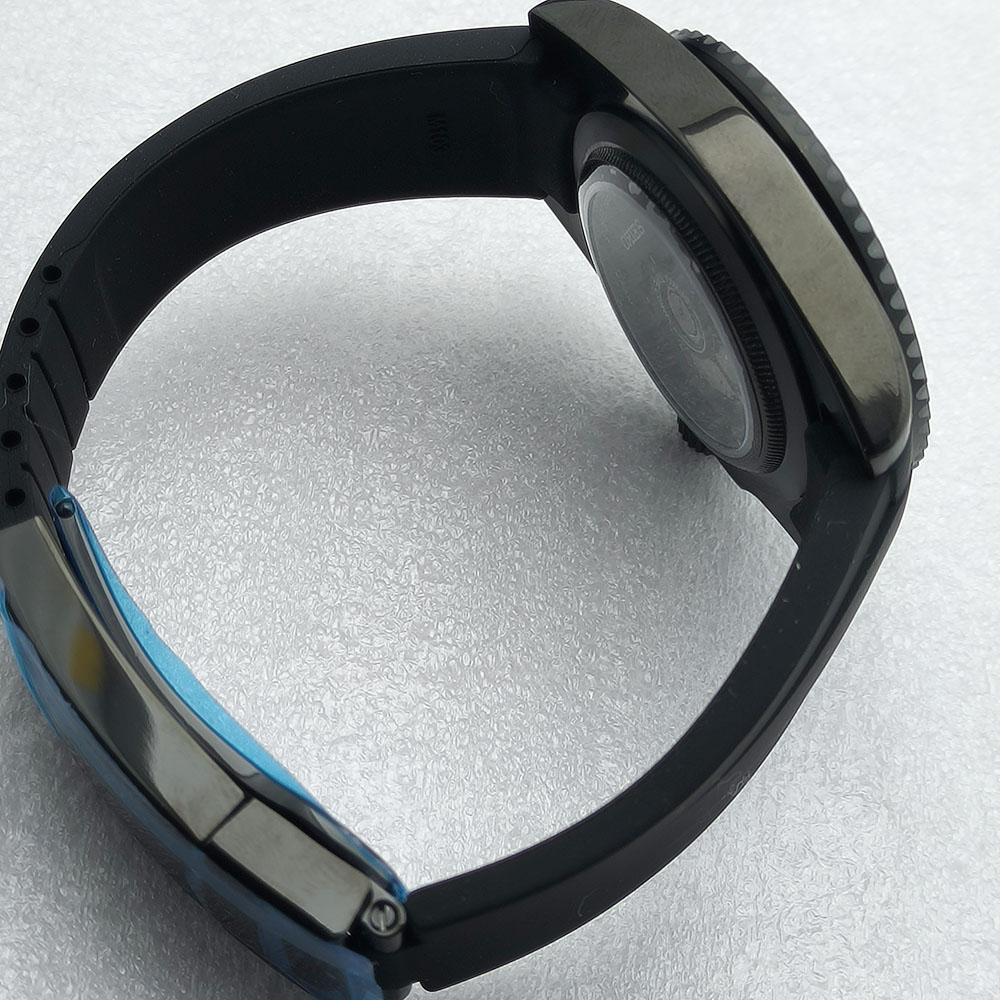 40MM NH36 Watch Black Men's St - Sapphire Crystal Display 评论和价格