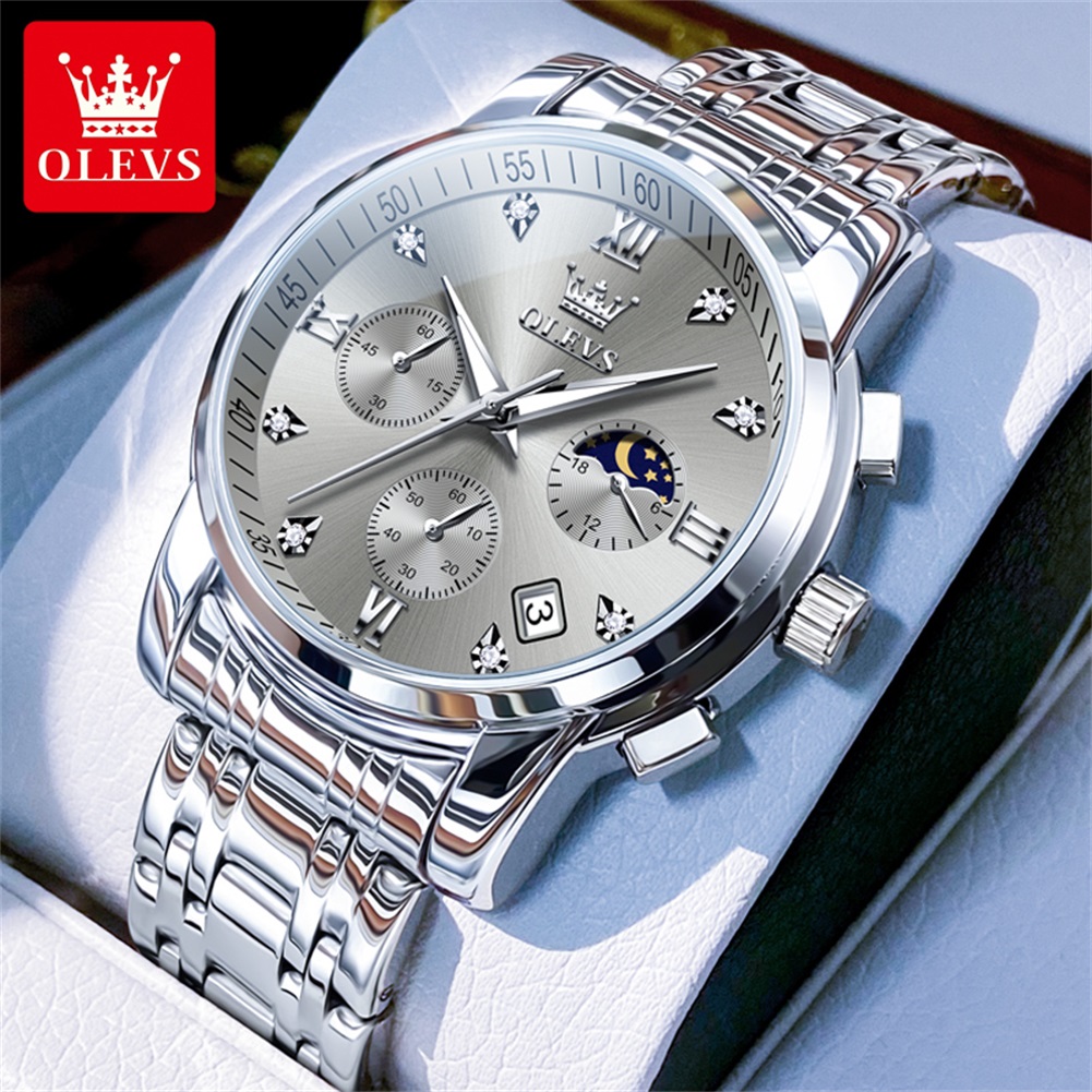 OLEVS 2858 Quartz Watch for Me - Luxury Watch Dial 评论和价格
