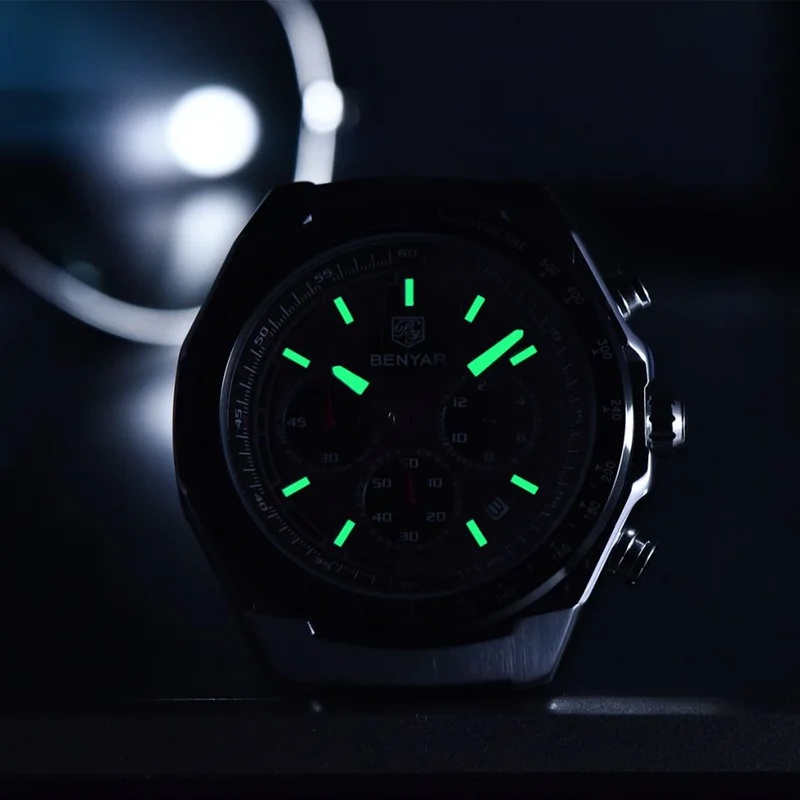 BENYAR Luxury Men's Watch Date - Luxury Watch Box 评论和价格