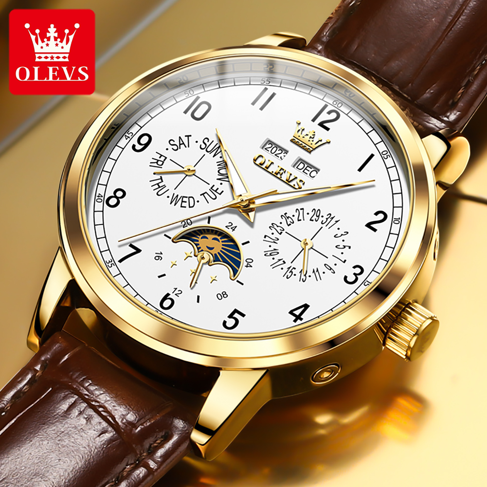 OLEVS 6698 Mens Watch Luxury D - Luxury Watch Cheap 评论和价格