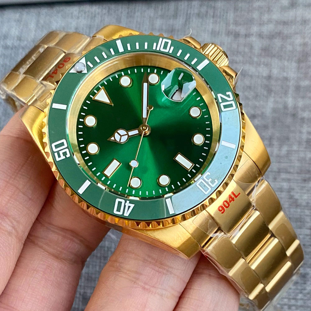 40mm Luxury Men's Watch Full Y - Luxury Watch With Green Dial 评论和价格