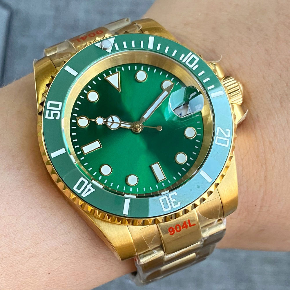 40mm Luxury Men's Watch Full Y - Luxury Watch With Green Dial 评论和价格