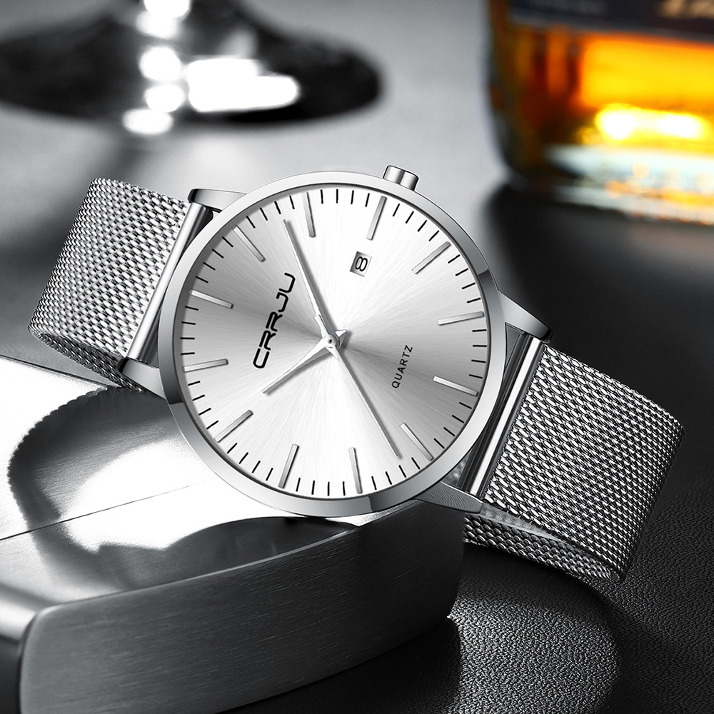 CRRJU New Fashion Mens Watches - Luxury Watch Low Price 评论和价格