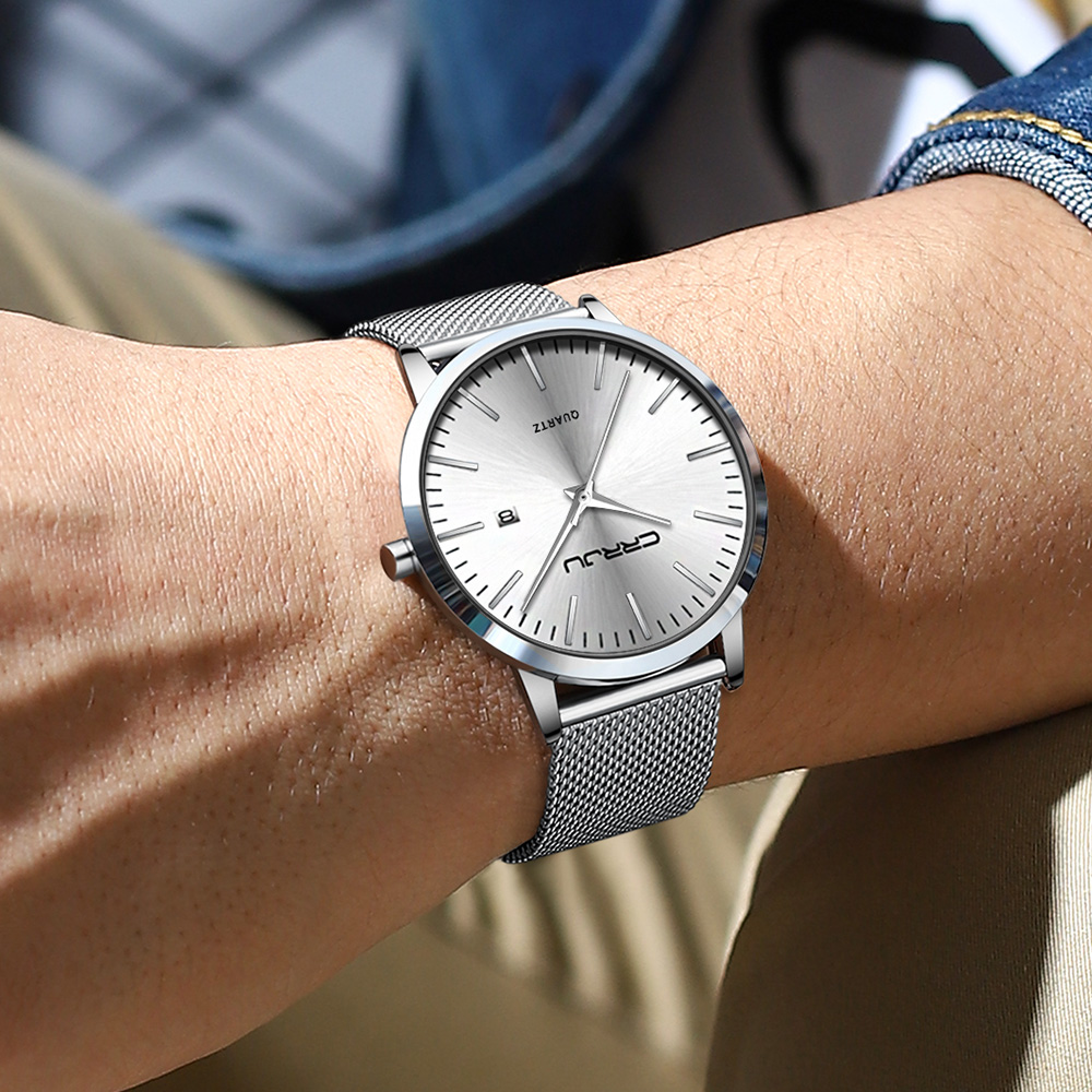 CRRJU New Fashion Mens Watches - Luxury Watch Low Price 评论和价格