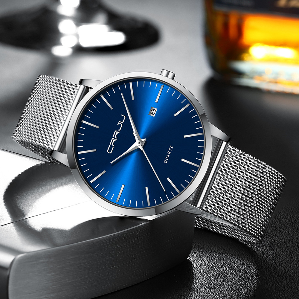 CRRJU New Fashion Mens Watches - Luxury Watch Low Price 评论和价格