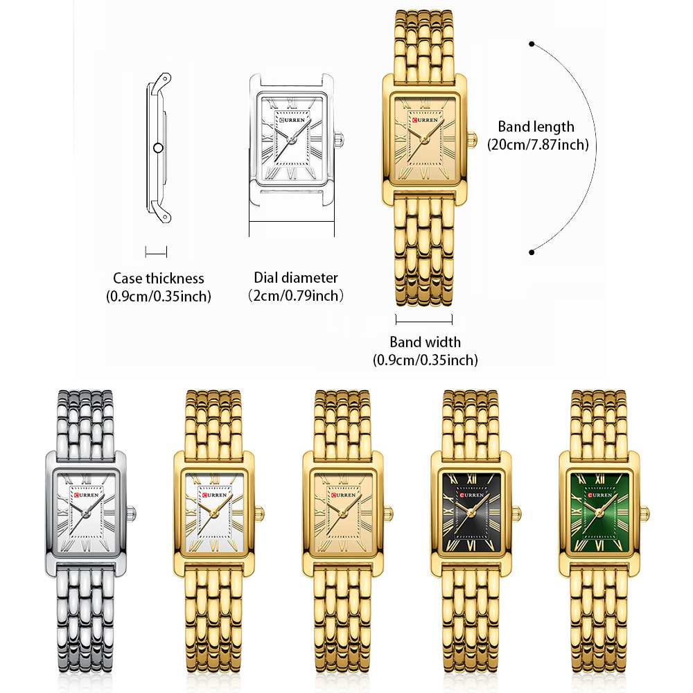 CURREN Luxury Ladies Fashion Q - Luxury Watch Apple 评论和价格
