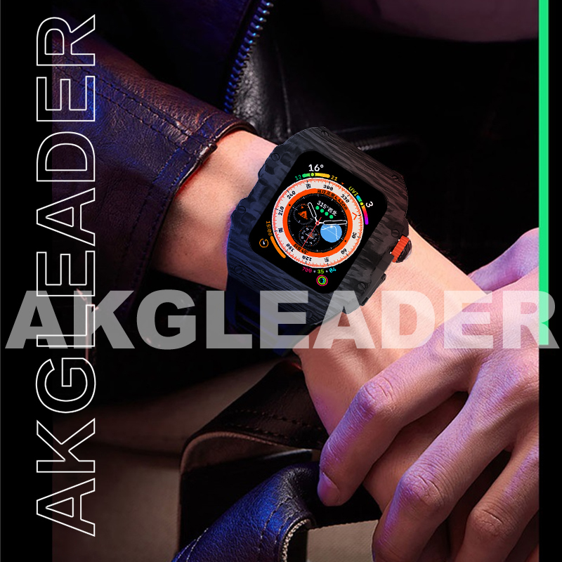 AKGLEADER Carbon Fiber Luxury  - Luxury Watch Apple Bands 评论和价格