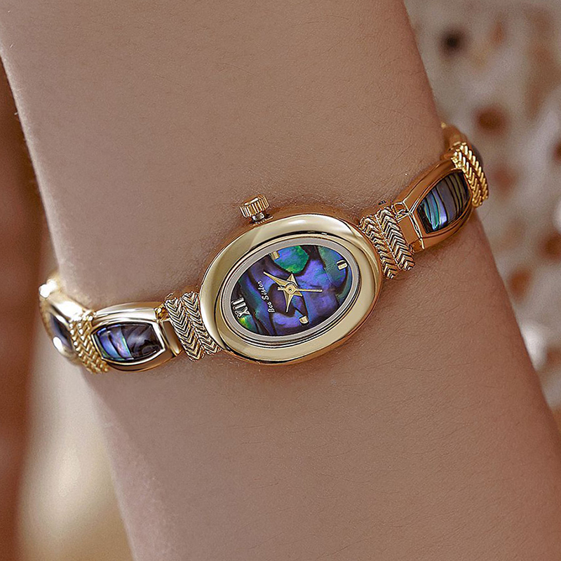 Oval Dial Women Bracelet Watch - Luxury Watch Quality 评论和价格