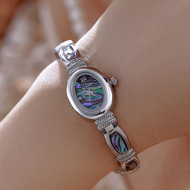 Oval Dial Women Bracelet Watch - Luxury Watch Quality 评论和价格