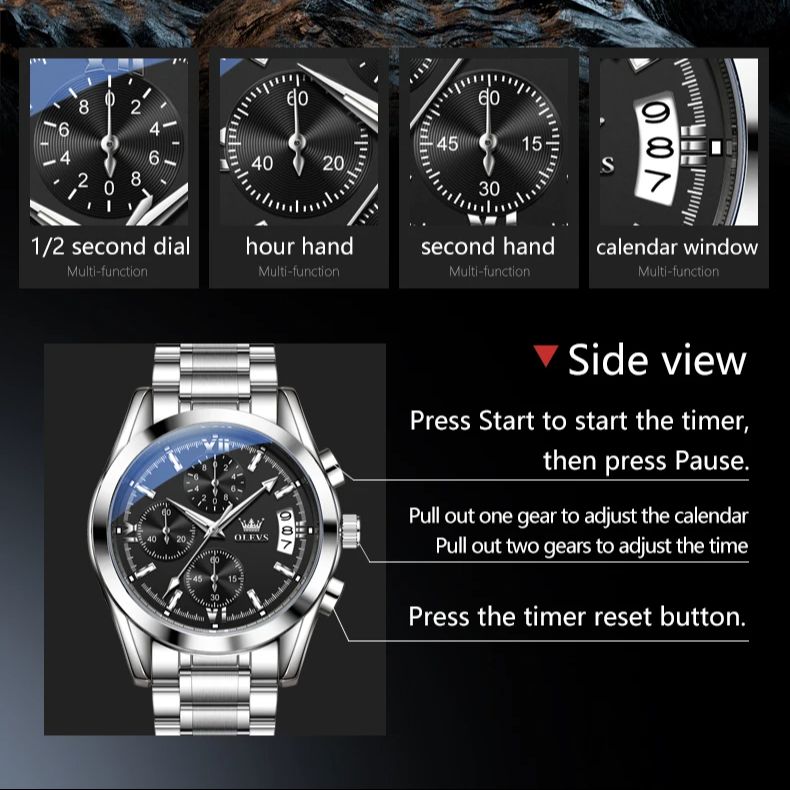 OLEVS 2987 Original Men Watch  - Luxury Watch Cheap 评论和价格