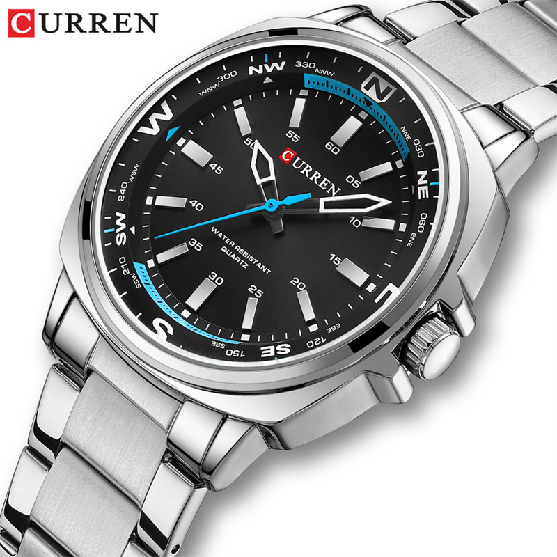 CURREN 8455 Men's Fashion Quar - Luxury Watch Apple 评论和价格