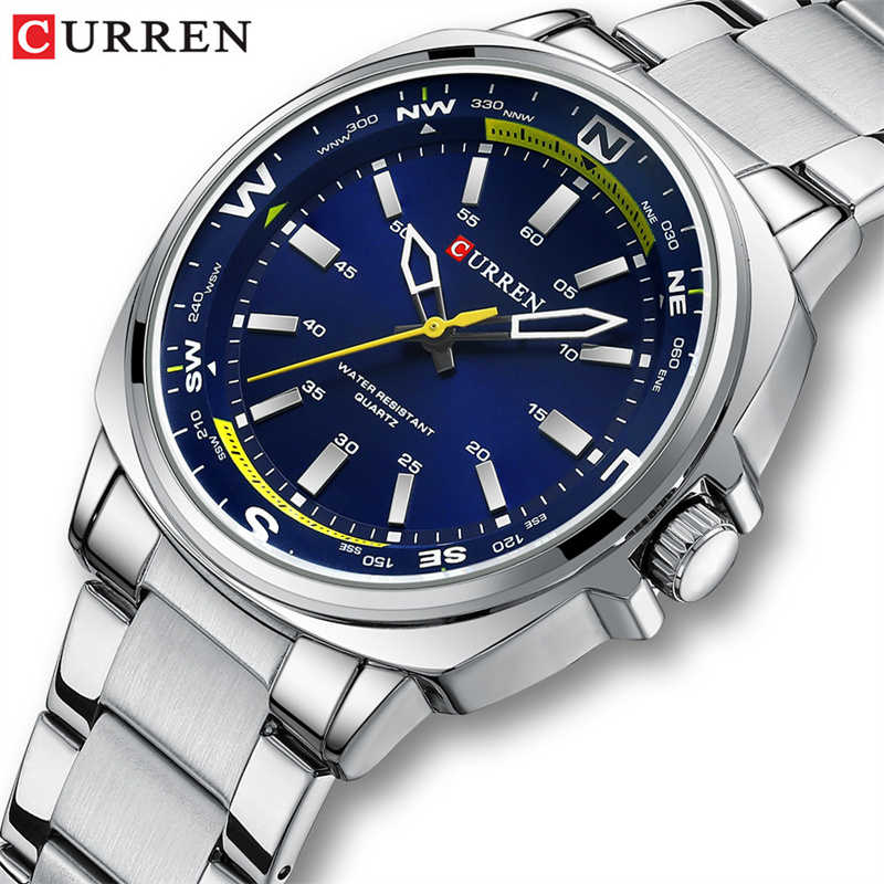 CURREN 8455 Men's Fashion Quar - Luxury Watch Apple 评论和价格