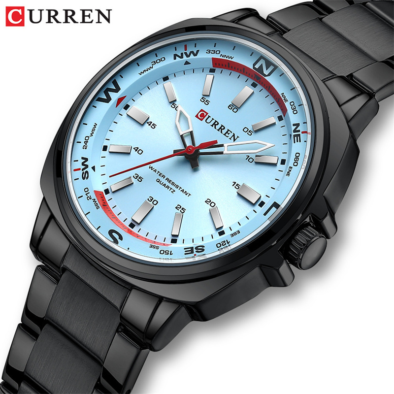 CURREN 8455 Men's Fashion Quar - Luxury Watch Apple 评论和价格