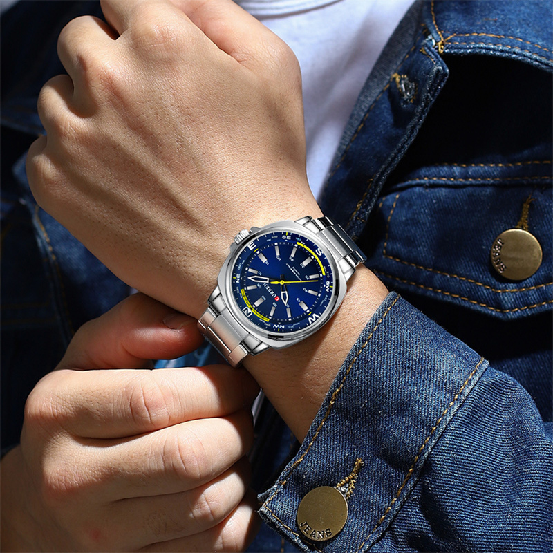 CURREN 8455 Men's Fashion Quar - Luxury Watch Apple 评论和价格
