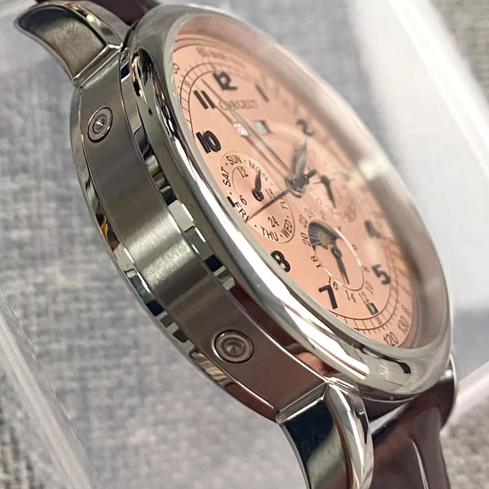Men ST1655 Movement Moon Phase - Sapphire Crystal Display 评论和价格