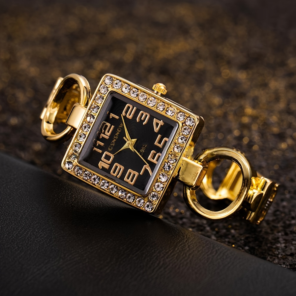 Luxury Fashion Rhinestone Squa - Luxury Watch Square 评论和价格