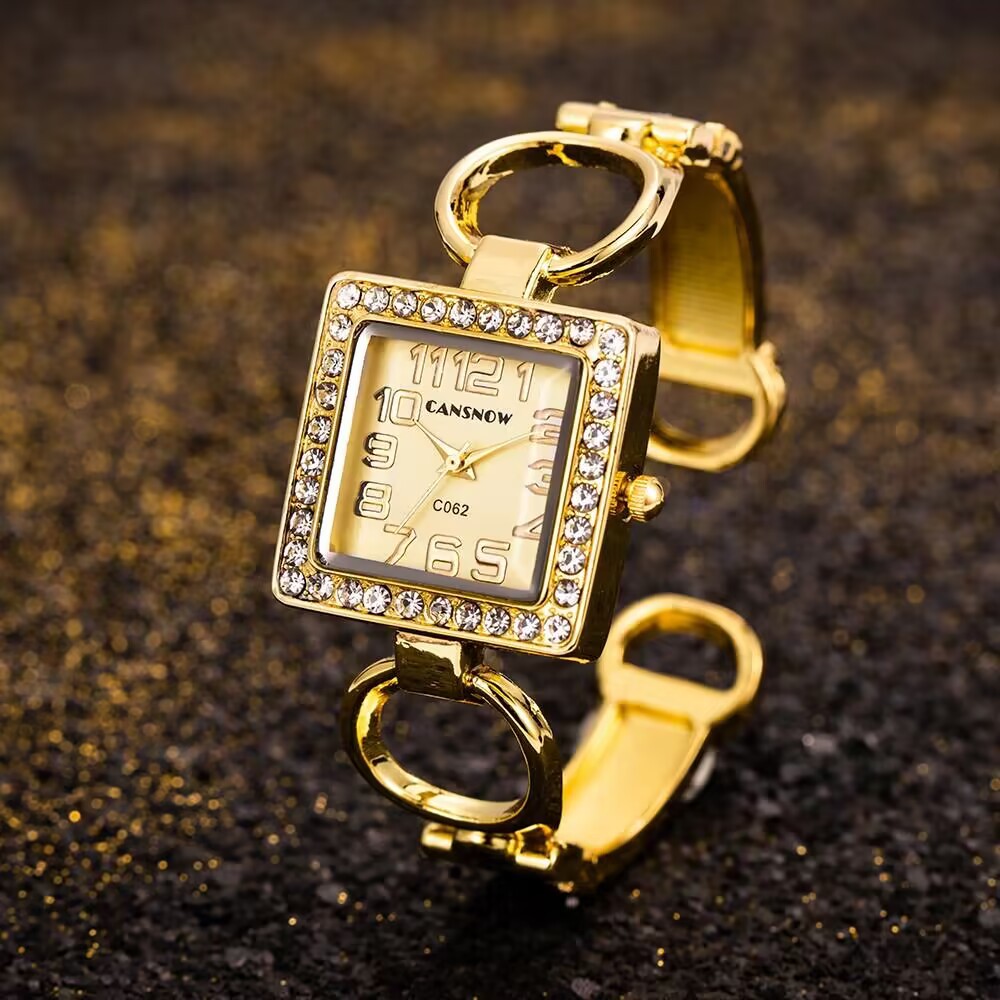 Luxury Fashion Rhinestone Squa - Luxury Watch Square 评论和价格