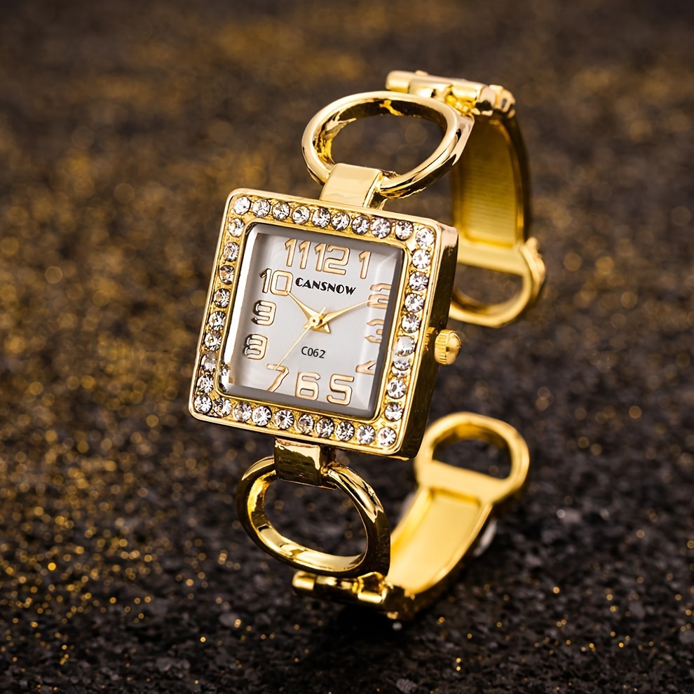 Luxury Fashion Rhinestone Squa - Luxury Watch Square 评论和价格