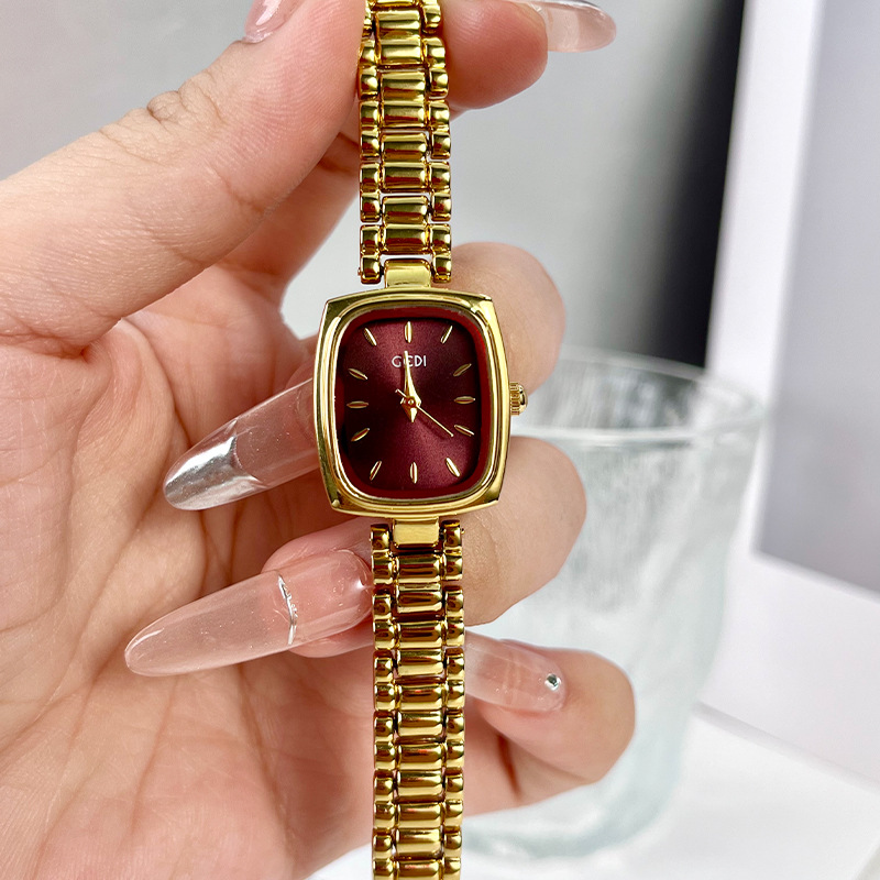 Brand Light Luxury Watch Women - Luxury Watch Square 评论和价格