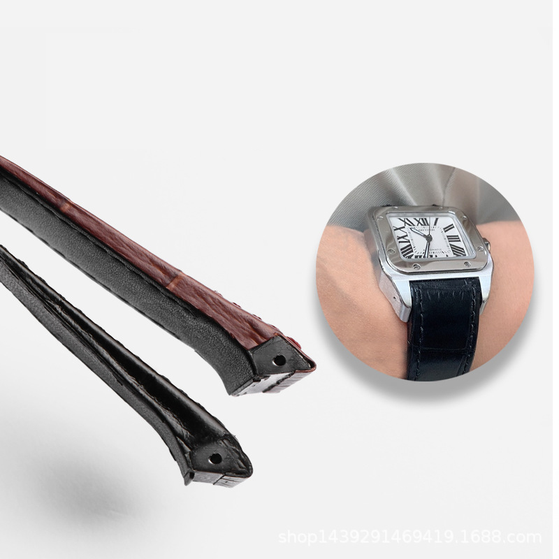 Genuine Leather High Quality W - Cartier Watch Santos 评论和价格