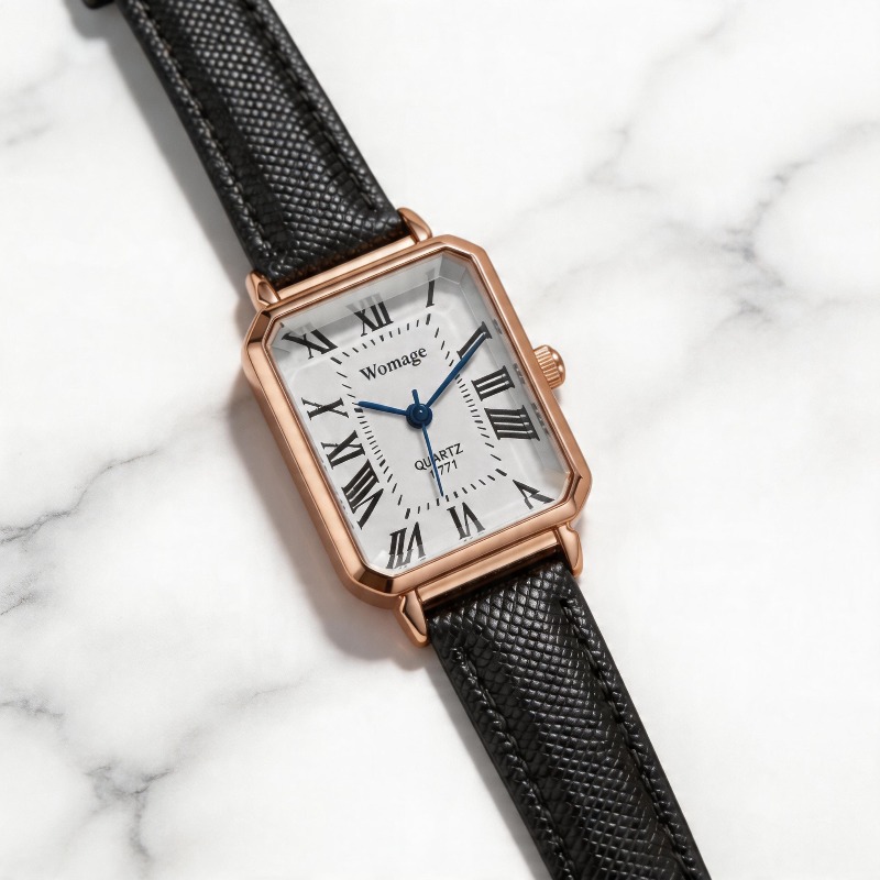 Fashion Rectangle Quartz Watch - Luxury Watch Dial 评论和价格