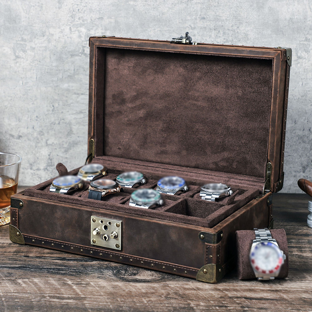 CONTACT'S FAMILY 8 Leather Cus - Luxury Watch Box 评论和价格