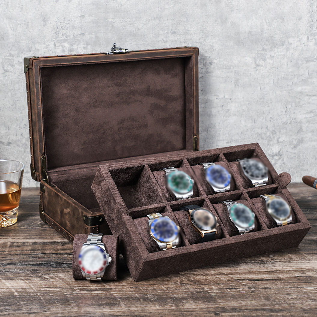 CONTACT'S FAMILY 8 Leather Cus - Luxury Watch Box 评论和价格