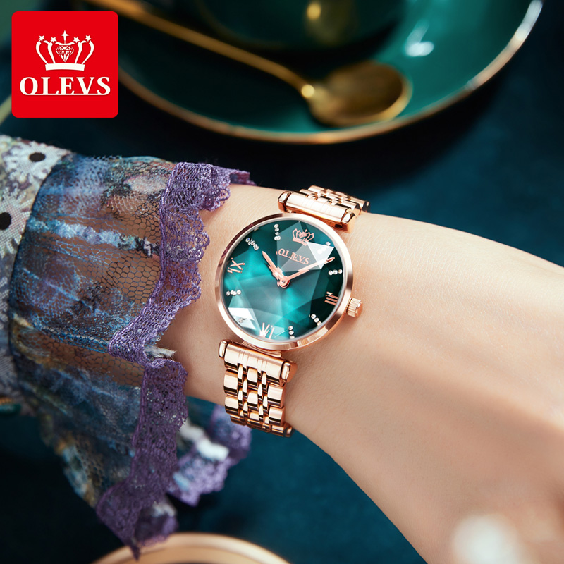 OLEVS New Women Luxury Jewel Q - Luxury Watch Cheap 评论和价格