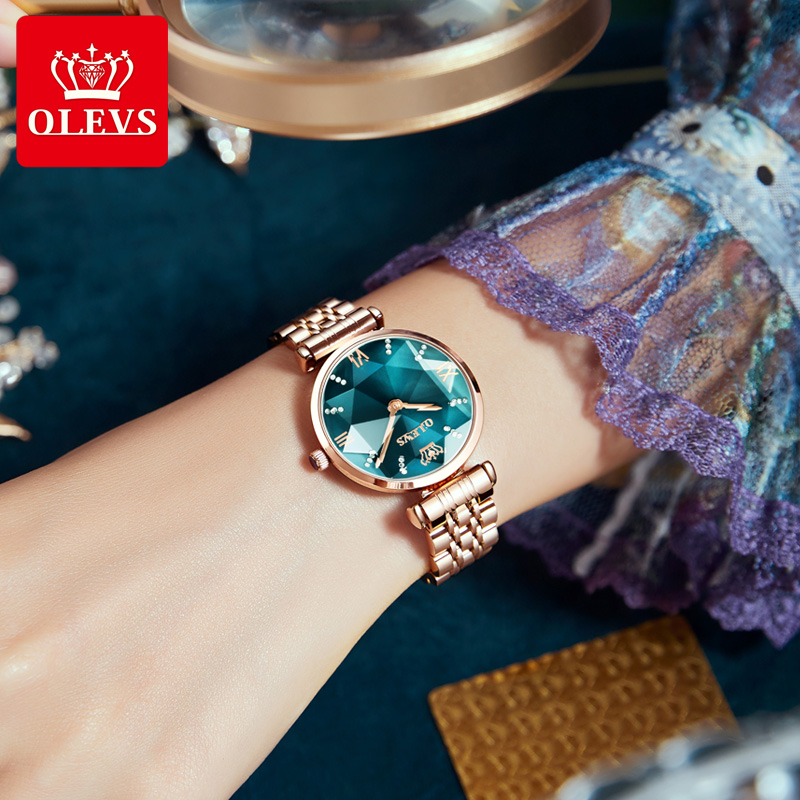 OLEVS New Women Luxury Jewel Q - Luxury Watch Cheap 评论和价格