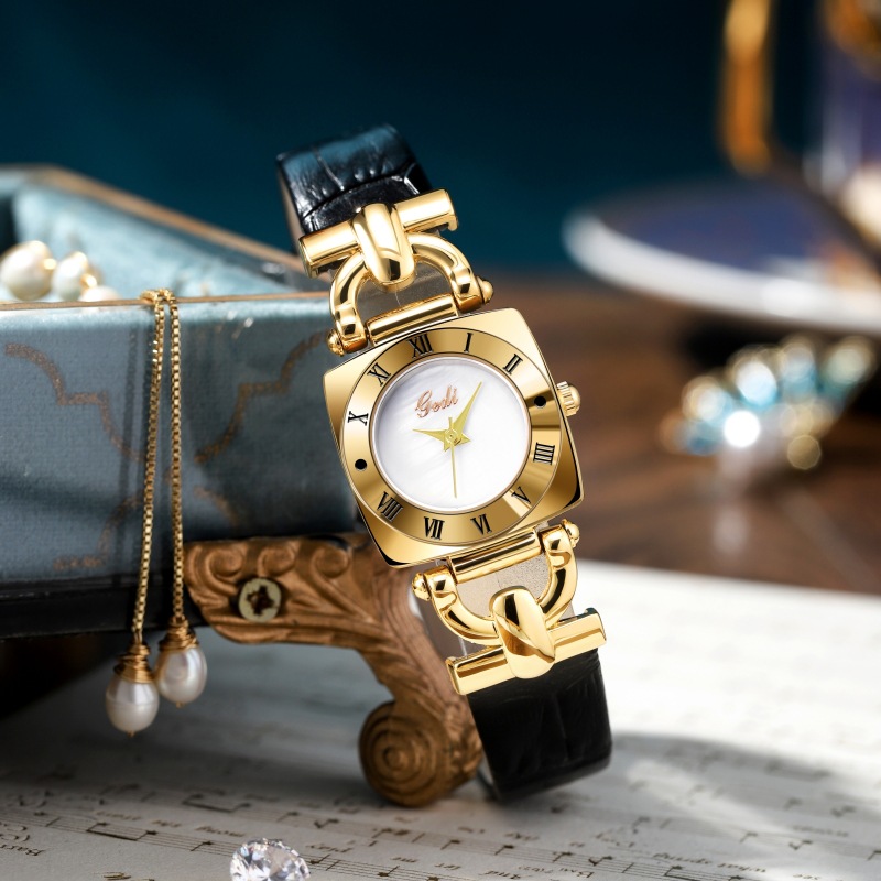 UTHAI L0031 Fashionable Women  - Luxury Watch Square 评论和价格