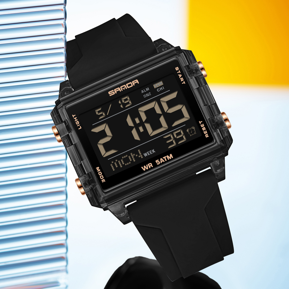 SANDA Brand Fashion LED Watch  - Luxury Watch Brands In World 评论和价格
