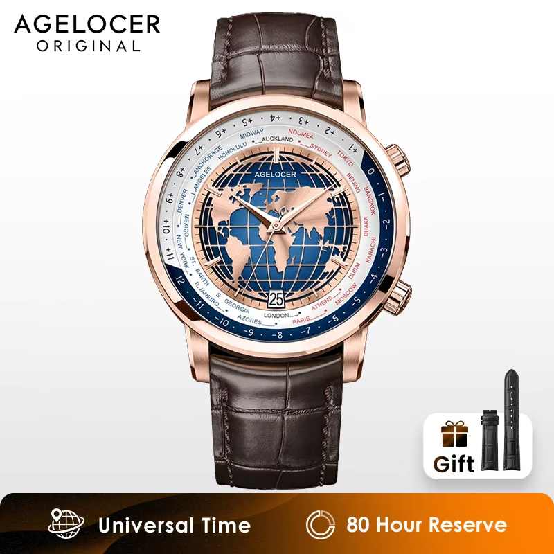 AGELOCER Men's Top Brand Blue  - Luxury Watch Brands In World 评论和价格