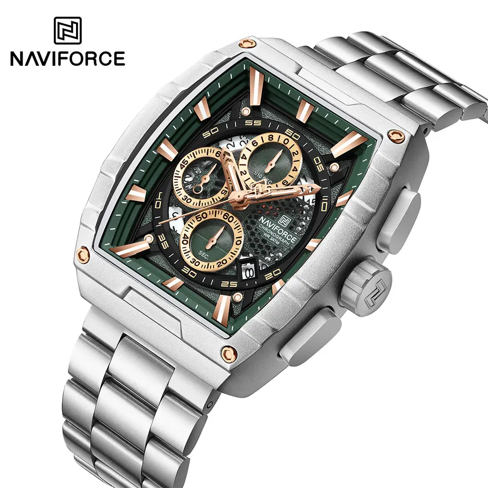 NAVIFORCE Luxury Tonneau Quart - Luxury Watch Hublot 评论和价格