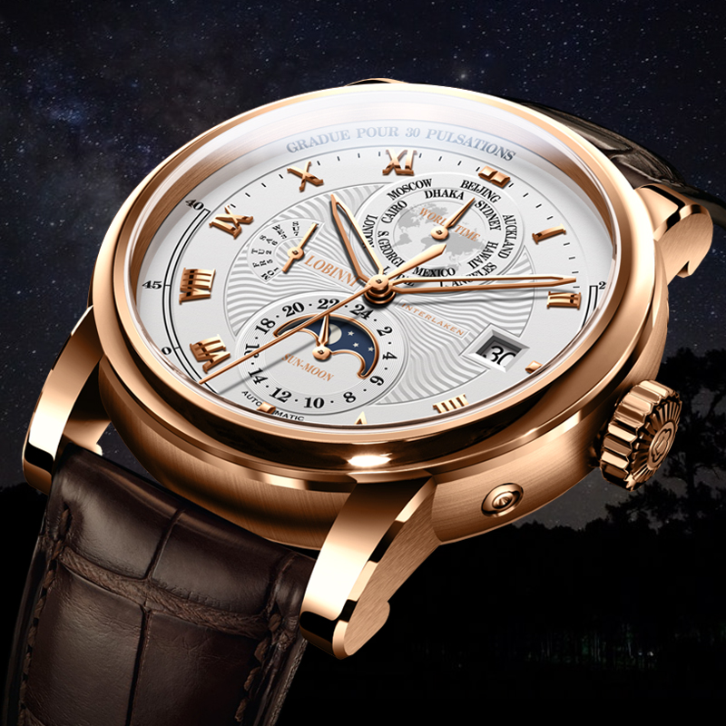 LOBINNI Men Watch Luxury Brand - Luxury Watch Brands In World 评论和价格