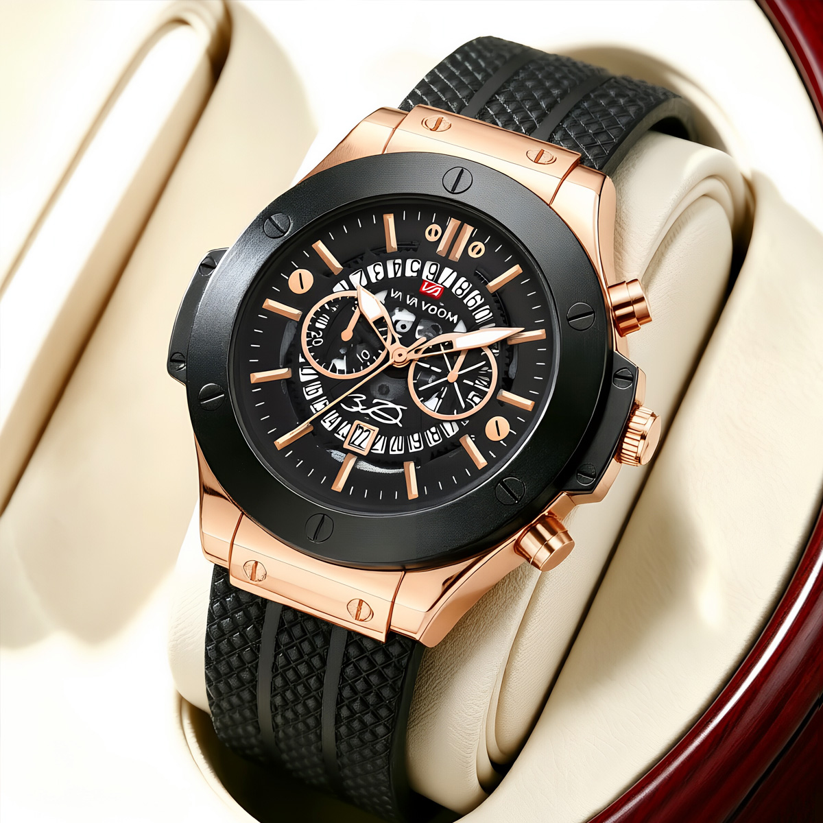 Black Silicone Mens Hand 46mm  - Luxury Watch Hublot 评论和价格