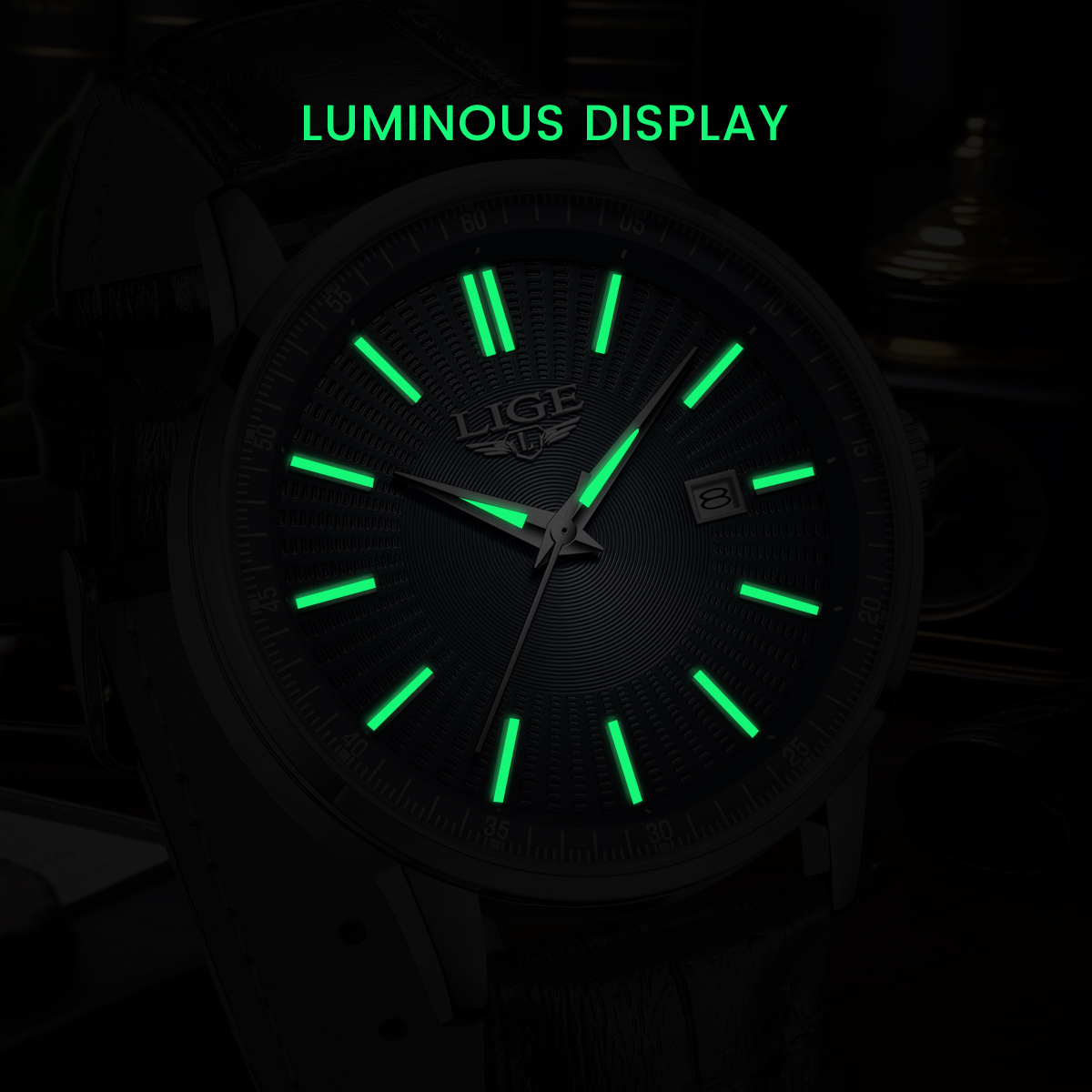 LIGE Top Brand Luxury Men's Wa - Luxury Watch Investment 评论和价格